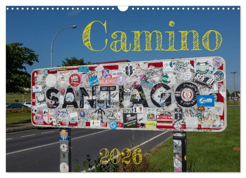 Camino 2026 (Wandkalender 2026 DIN A3 quer), CALVENDO Monatskalender
