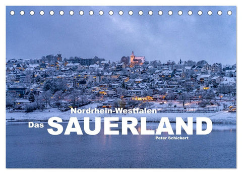 Nordrhein-Westfalen - Das Sauerland (Tischkalender 2026 DIN A5 quer), CALVENDO Monatskalender