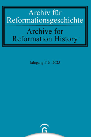 Archiv für Reformationsgeschichte – Aufsatzband