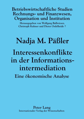 Interessenkonflikte in der Informationsintermediation