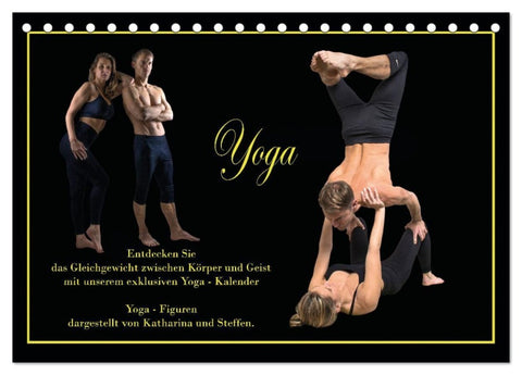 Yoga - Asana (Tischkalender 2027 DIN A5 quer), CALVENDO Monatskalender