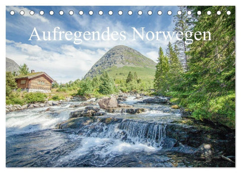 Aufregendes Norwegen (Tischkalender 2027 DIN A5 quer), CALVENDO Monatskalender