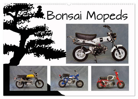 Bonsai Mopeds (Wandkalender 2027 DIN A2 quer), CALVENDO Monatskalender