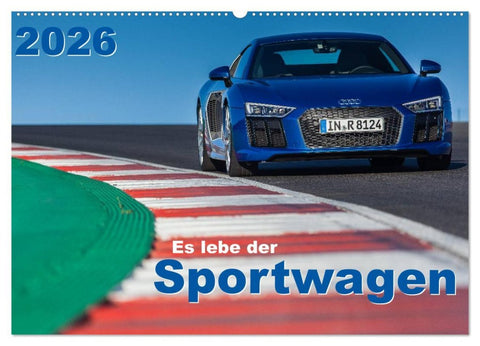 Es lebe der Sportwagen 2026 (Wandkalender 2026 DIN A2 quer), CALVENDO Monatskalender