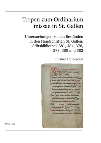 Tropen zum Ordinarium missae in St. Gallen