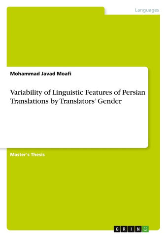Variability of Linguistic Features of Persian Translations by Translators' Gender