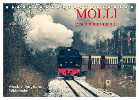 Molli- Mecklenburgische Bäderbahn (Tischkalender 2027 DIN A5 quer), CALVENDO Monatskalender
