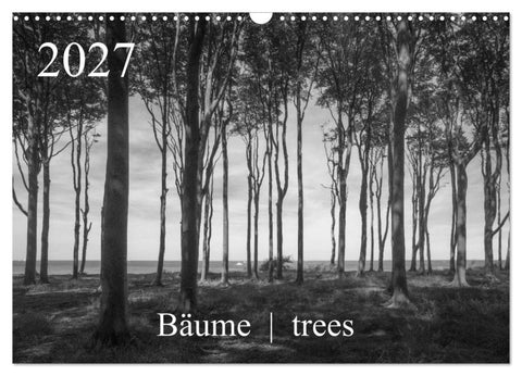 Bäume trees 2027 (Wandkalender 2027 DIN A3 quer), CALVENDO Monatskalender