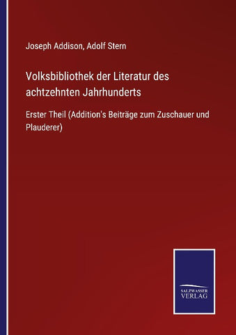 Volksbibliothek der Literatur des achtzehnten Jahrhunderts