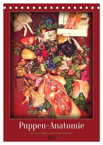 Puppen-Anatomie (Tischkalender 2027 DIN A5 hoch), CALVENDO Monatskalender