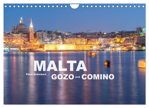 Malta - Gozo und Comino (Wandkalender 2026 DIN A4 quer), CALVENDO Monatskalender