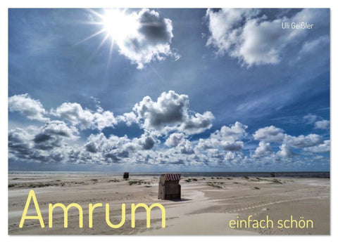 Amrum einfach schön (Wandkalender 2026 DIN A2 quer), CALVENDO Monatskalender