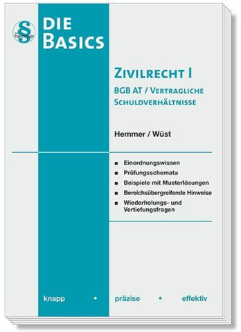 Die Basics Zivilrecht I - BGB AT / Vertragliche Schuldverhältnisse