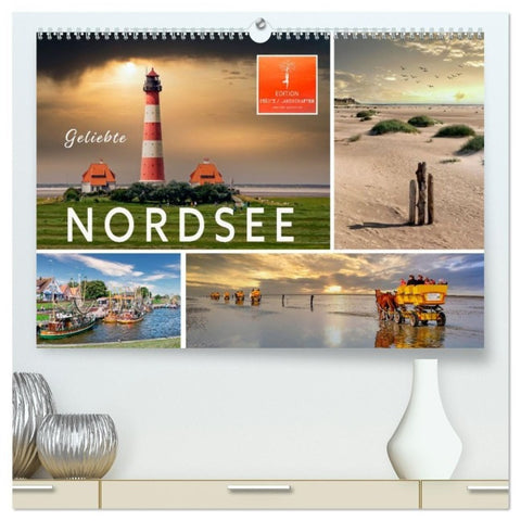 Geliebte Nordsee (hochwertiger Premium Wandkalender 2027 DIN A2 quer), Kunstdruck in Hochglanz