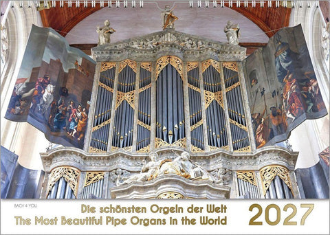 Der Orgelkalender, ein Musik-Kalender 2027, DIN A3