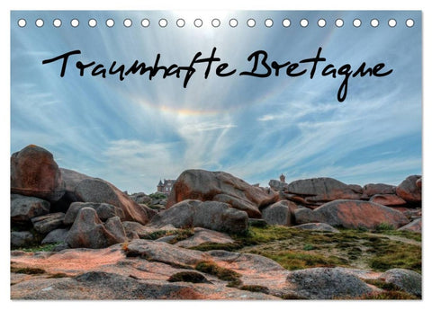 Traumhafte Bretagne (Tischkalender 2026 DIN A5 quer), CALVENDO Monatskalender