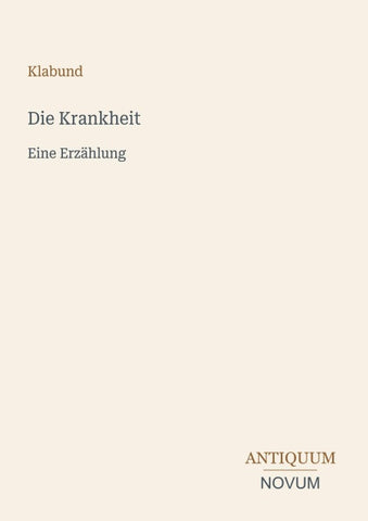 Die Krankheit