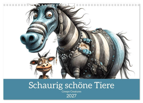 Creepy Creatures (Wandkalender 2027 DIN A3 quer), CALVENDO Monatskalender