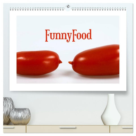 FunnyFood (hochwertiger Premium Wandkalender 2027 DIN A2 quer), Kunstdruck in Hochglanz