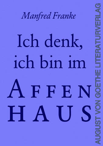 Ich denk’, ich bin im Affenhaus