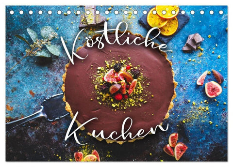 Köstliche Kuchen (Tischkalender 2027 DIN A5 quer), CALVENDO Monatskalender