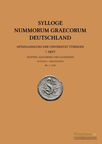 Sylloge Nummorum Graecorum Deutschland - Münzsammlung der Universität Tübingen