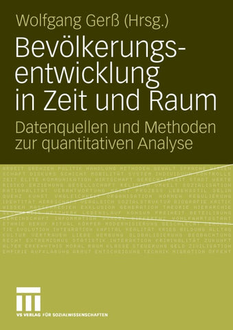 Bevölkerungsentwicklung in Zeit und Raum