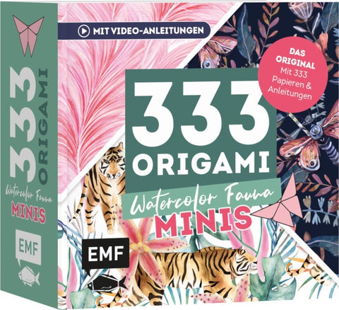 333 Origami Minis – Watercolor Fauna