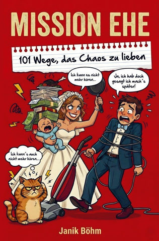 Mission Ehe: 101 Wege, das Chaos zu lieben - Der humorvollste Ehe-Guide als perfektes Hochzeitsgeschenk mit Augenzwinkern.