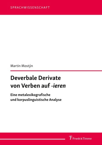Deverbale Derivate von Verben auf "-ieren"