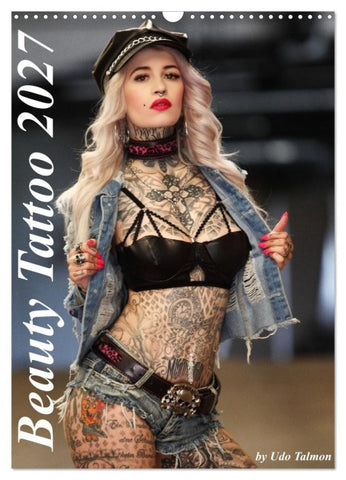 Beauty Tattoo 2027 (Wandkalender 2027 DIN A3 hoch), CALVENDO Monatskalender