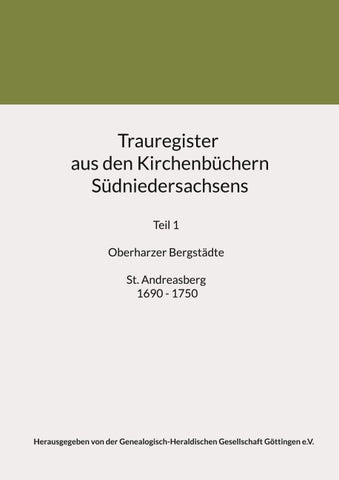 Trauregister aus den Kirchenbüchern Südniedersachsens