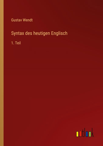 Syntax des heutigen Englisch