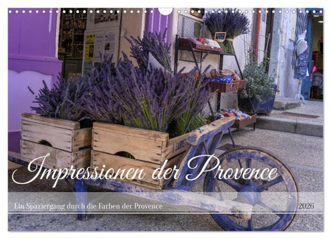 Impressionen der Provence (Wandkalender 2026 DIN A3 quer), CALVENDO Monatskalender