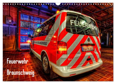 Feuerwehr Braunschweig (Wandkalender 2026 DIN A3 quer), CALVENDO Monatskalender