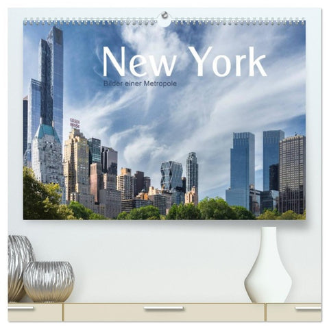 New York - Bilder einer Metropole (hochwertiger Premium Wandkalender 2026 DIN A2 quer), Kunstdruck in Hochglanz