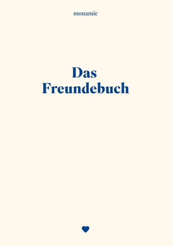monamie - Das Freundebuch