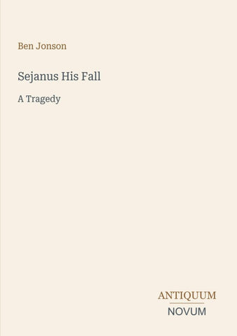 Sejanus His Fall