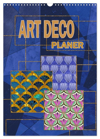 Art Deco Planer (Wandkalender 2027 DIN A3 hoch), CALVENDO Monatskalender