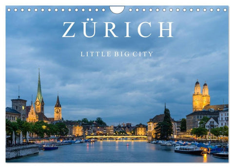 ZÜRICH - Little Big City (Wandkalender 2026 DIN A4 quer), CALVENDO Monatskalender