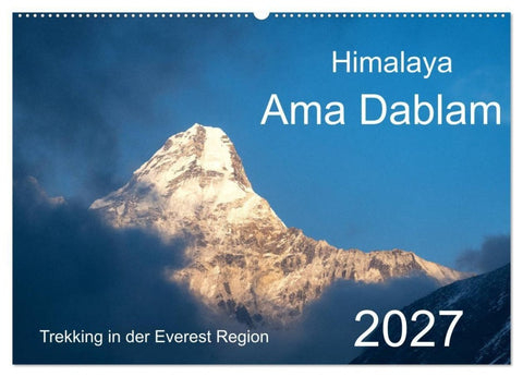 Himalaya Ama Dablam (Wandkalender 2027 DIN A2 quer), CALVENDO Monatskalender