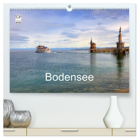 Bodensee (hochwertiger Premium Wandkalender 2026 DIN A2 quer), Kunstdruck in Hochglanz