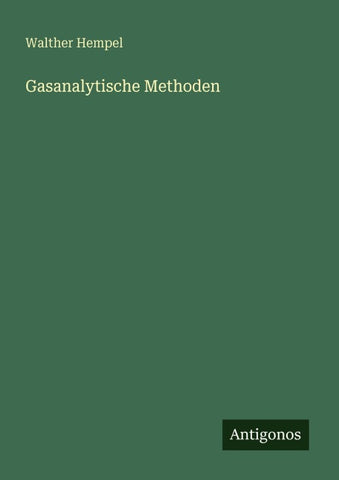Gasanalytische Methoden