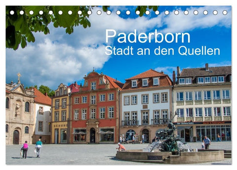 PADERBORN - Stadt an den Quellen (Tischkalender 2027 DIN A5 quer), CALVENDO Monatskalender