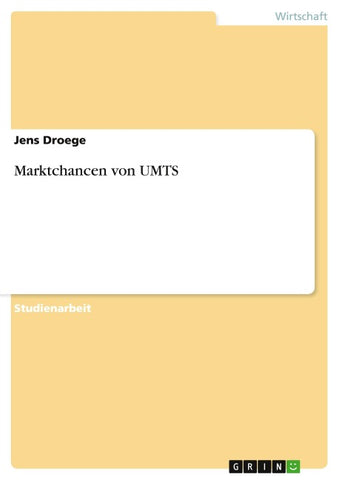 Marktchancen von UMTS