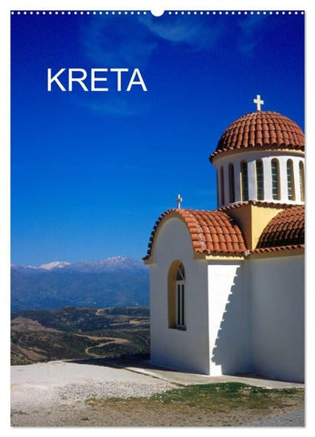 KRETA (Wandkalender 2027 DIN A2 hoch), CALVENDO Monatskalender