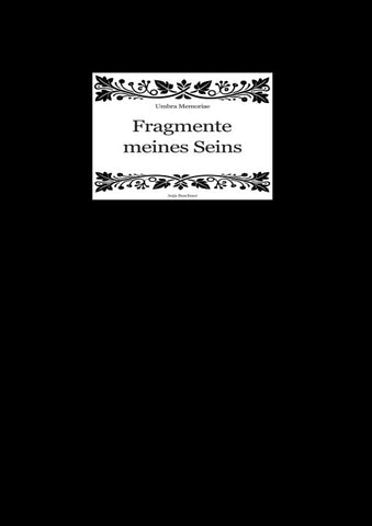 Umbra Memoriae - Fragmente meines Seins