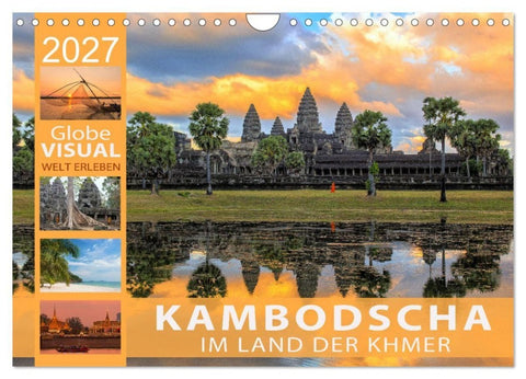 KAMBODSCHA - Im Land der Khmer (Wandkalender 2027 DIN A4 quer), CALVENDO Monatskalender