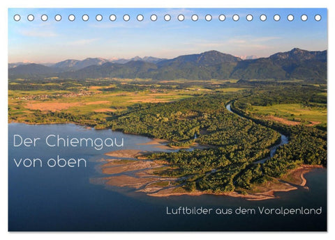 Der Chiemgau von oben (Tischkalender 2026 DIN A5 quer), CALVENDO Monatskalender