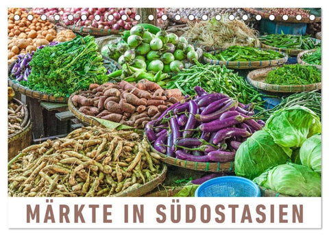 Märkte in Südostasien (Tischkalender 2026 DIN A5 quer), CALVENDO Monatskalender